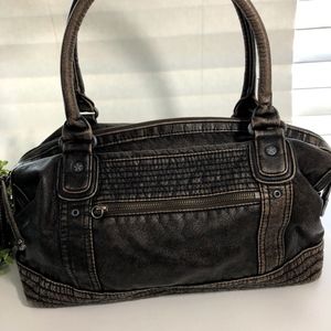 ⬇️$40Converse satchel bag foux leather brown color